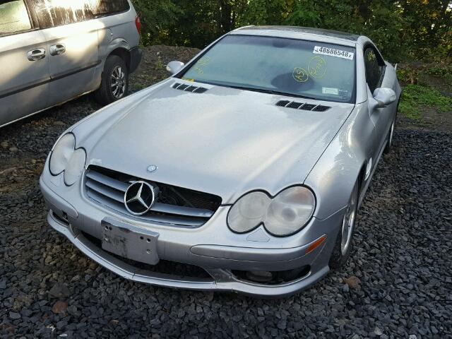 WDBSK75FX3F022564 - 2003 MERCEDES-BENZ SL 500R SILVER photo 2