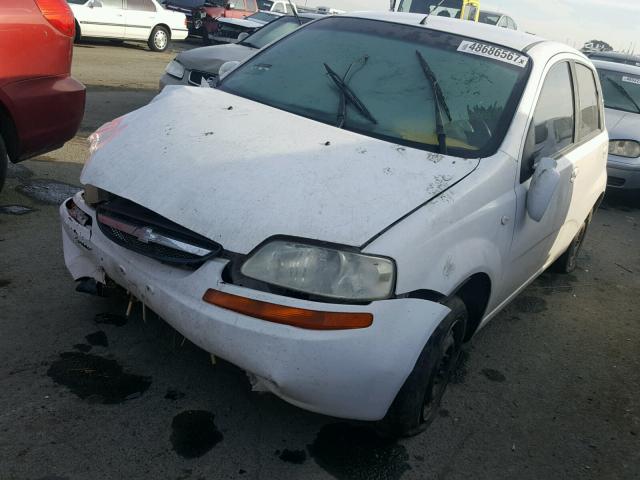 KL1TD666X6B670448 - 2006 CHEVROLET AVEO BASE Ağ foto 2