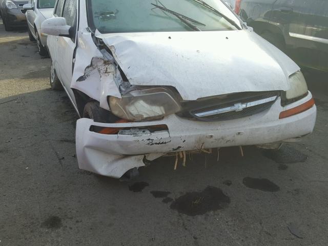 KL1TD666X6B670448 - 2006 CHEVROLET AVEO BASE Ağ foto 9