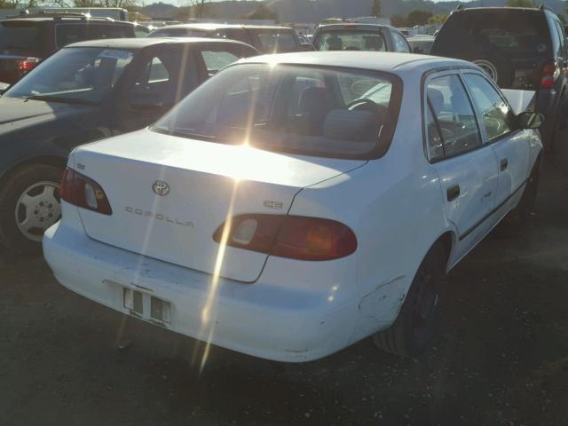 1NXBR12EXYZ364066 - 2000 TOYOTA COROLLA VE WHITE photo 4