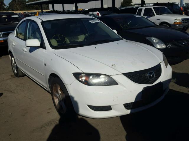 JM1BK12F751308794 - 2005 MAZDA 3 I WHITE photo 1