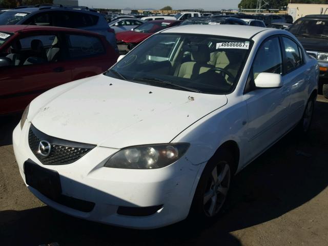 JM1BK12F751308794 - 2005 MAZDA 3 I WHITE photo 2