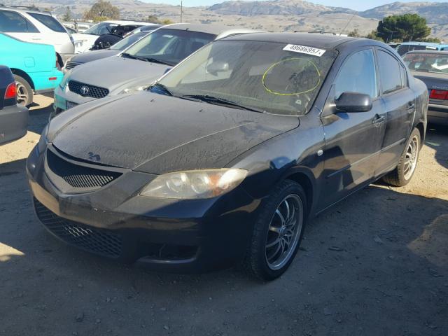 JM1BK32F171638347 - 2007 MAZDA 3 I BLACK photo 2