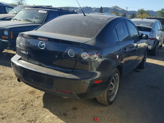 JM1BK32F171638347 - 2007 MAZDA 3 I BLACK photo 4