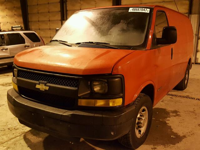 1GCHG35U051208764 - 2005 CHEVROLET EXPRESS G3 RED photo 2