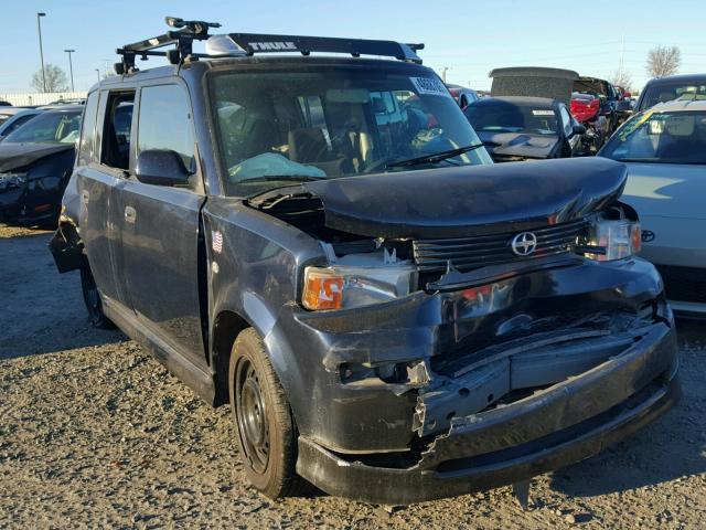 JTLKT324054005351 - 2005 TOYOTA SCION XB BLUE photo 1