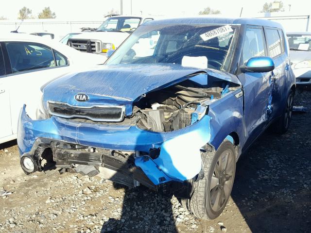 KNDJP3A58G7303864 - 2016 KIA SOUL + BLUE photo 2