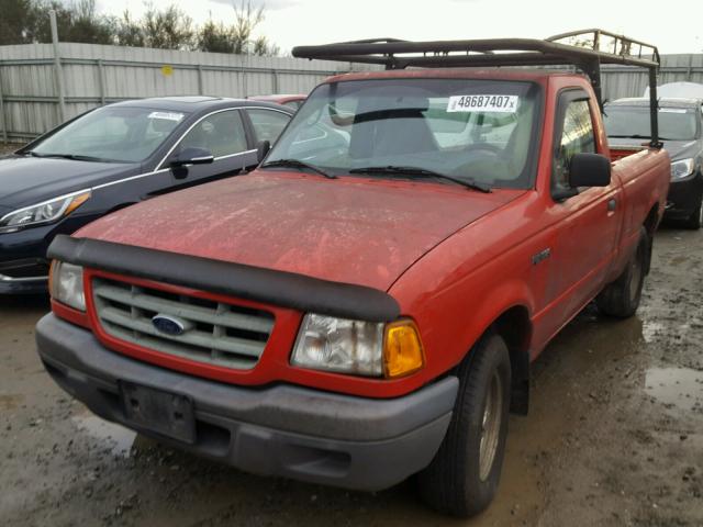 1FTYR10U23PA67048 - 2003 FORD RANGER RED photo 2