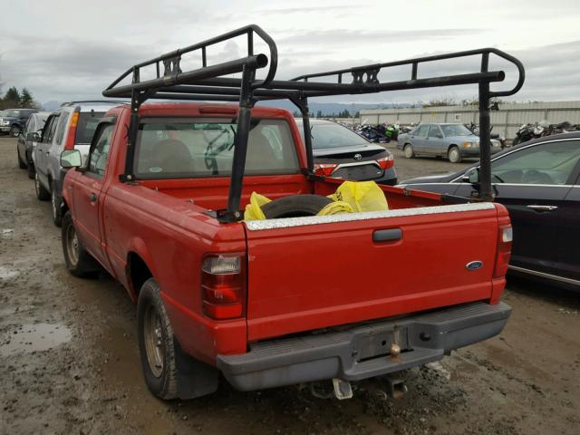 1FTYR10U23PA67048 - 2003 FORD RANGER RED photo 3