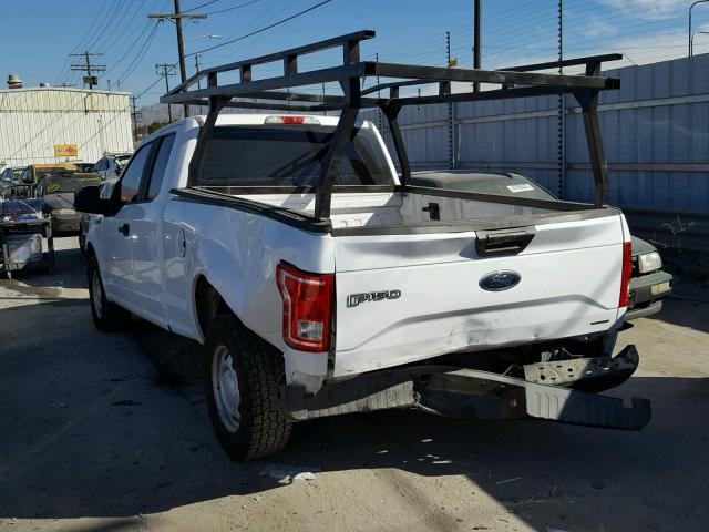 1FTEX1C80FKE87531 - 2015 FORD F150 SUPER WHITE photo 3