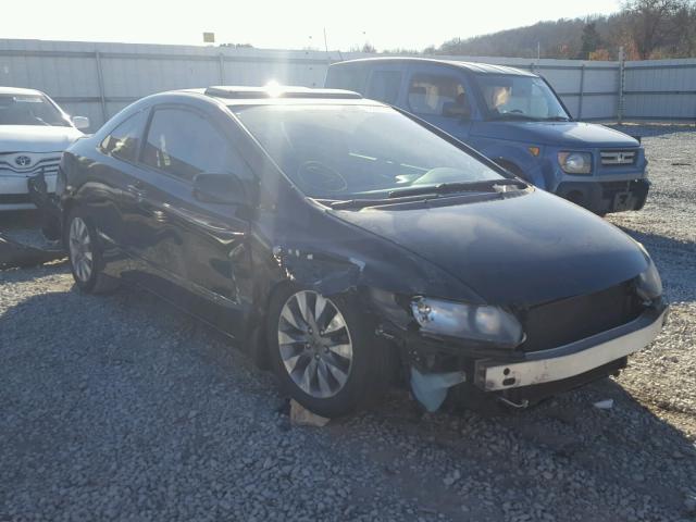 2HGFG12829H503554 - 2009 HONDA CIVIC EX შავი ფოტო 1