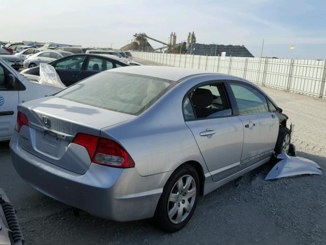 2HGFA165X9H540644 - 2009 HONDA CIVIC LX SILVER photo 4