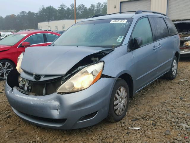 5TDZA23C86S420553 - 2006 TOYOTA SIENNA CE BLUE photo 2