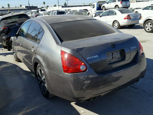 1N4BA41E26C814963 - 2006 NISSAN MAXIMA SE GRAY photo 3