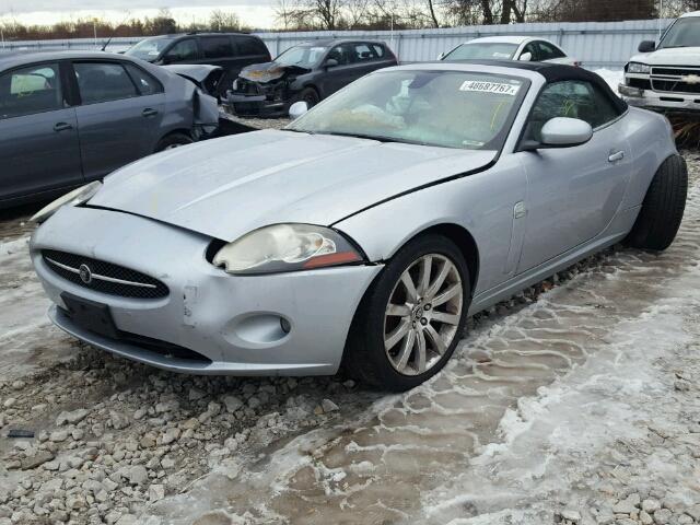 SAJWA44B675B08778 - 2007 JAGUAR XK SILVER photo 2