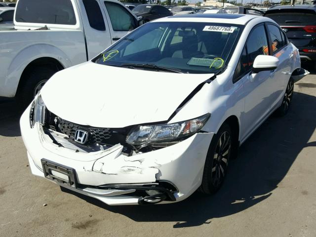 19XFB2F92EE275874 - 2014 HONDA CIVIC EXL 白色 照片 2