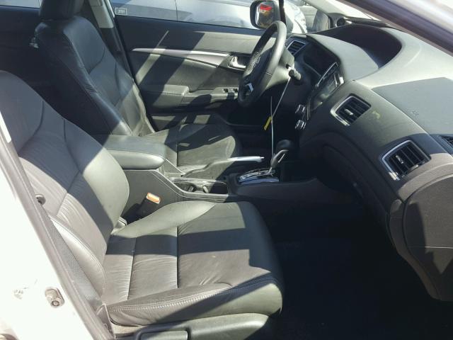 19XFB2F92EE275874 - 2014 HONDA CIVIC EXL 白色 照片 5