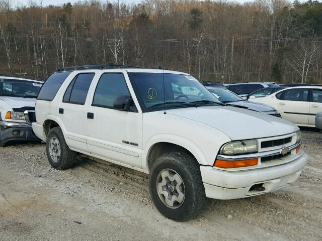 1GNDT13X84K153430 - 2004 CHEVROLET BLAZER WHITE photo 9