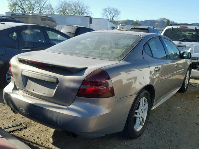 2G2WR554X61310134 - 2006 PONTIAC GRAND PRIX BROWN photo 4