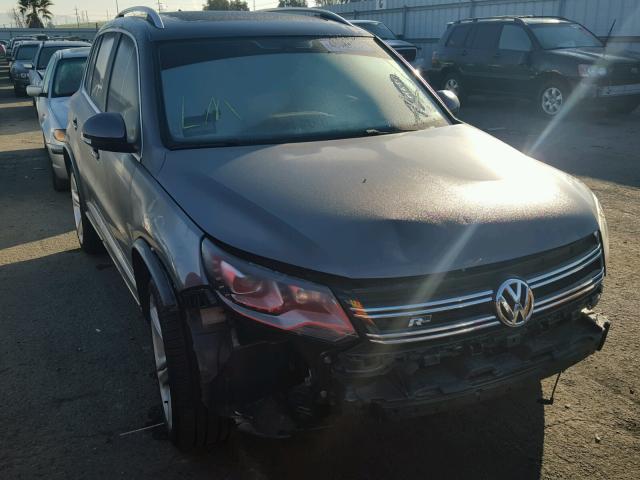 WVGBV3AX0EW058486 - 2014 VOLKSWAGEN TIGUAN S GRAY photo 1