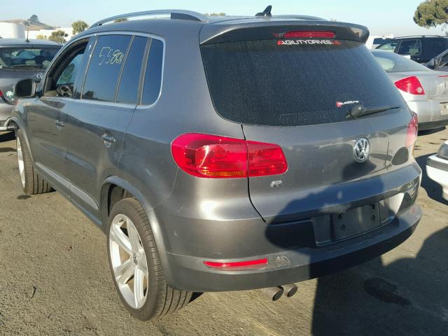 WVGBV3AX0EW058486 - 2014 VOLKSWAGEN TIGUAN S GRAY photo 3