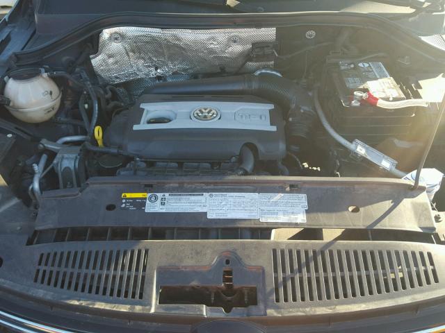 WVGBV3AX0EW058486 - 2014 VOLKSWAGEN TIGUAN S GRAY photo 7