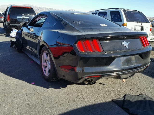 1FA6P8AM9G5268697 - 2016 FORD MUSTANG BLACK photo 3