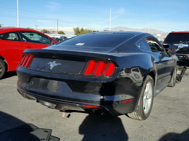 1FA6P8AM9G5268697 - 2016 FORD MUSTANG BLACK photo 4