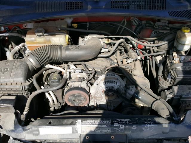 1J4GL38K65W643917 - 2005 JEEP LIBERTY RE RED photo 7