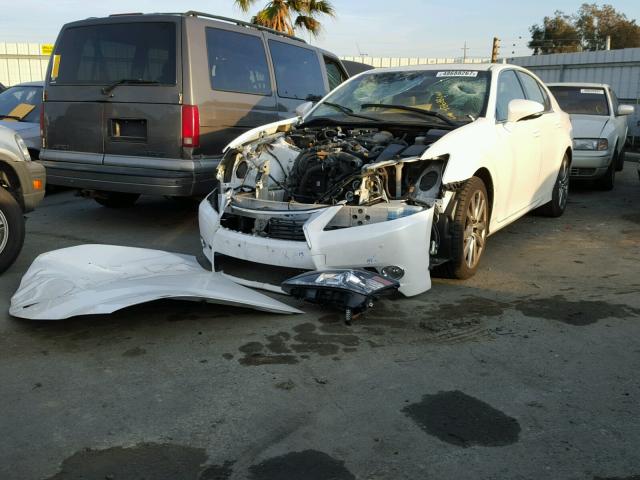 JTHBE1BL7D5025007 - 2013 LEXUS GS 350 WHITE photo 2