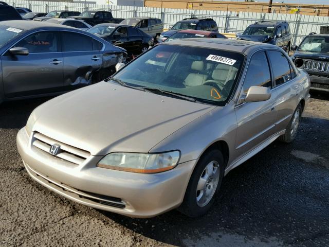 1HGCG16552A062686 - 2002 HONDA ACCORD EX TAN photo 2