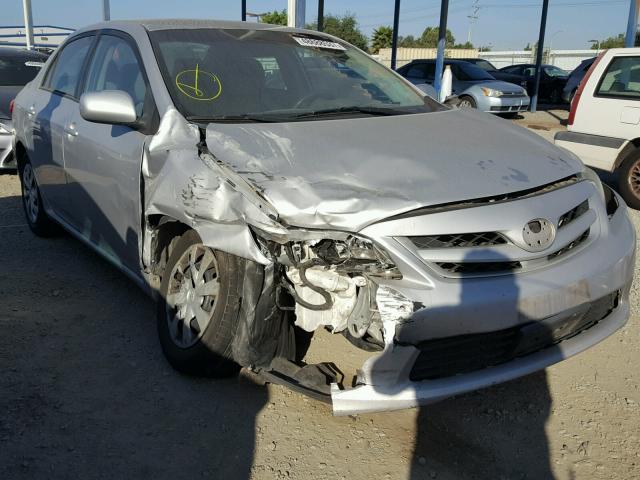 2T1BU4EE4BC651424 - 2011 TOYOTA COROLLA BA SILVER photo 1