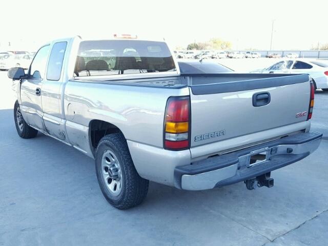 2GTEC19V151273302 - 2005 GMC SIERRA TAN photo 3