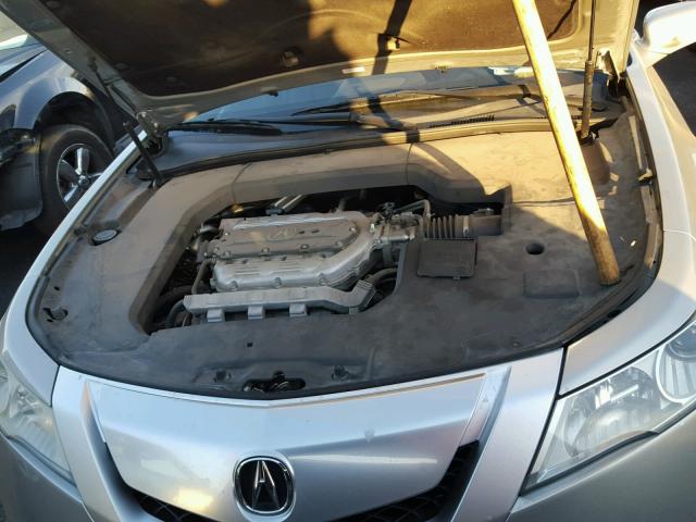 19UUA8F28AA013517 - 2010 ACURA TL SILVER photo 7