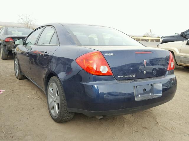 1G2ZG57B884239621 - 2008 PONTIAC G6 BASE BLUE photo 3