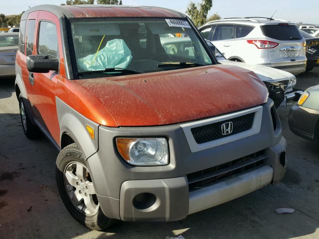 5J6YH18634L009929 - 2004 HONDA ELEMENT EX ORANGE photo 1