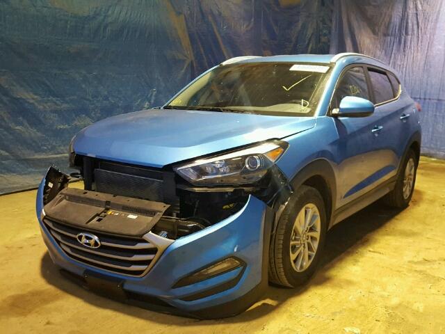 KM8J3CA49JU728498 - 2018 HYUNDAI TUCSON LIM BLUE photo 2