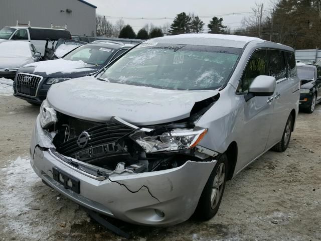 JN8AE2KP5F9126536 - 2015 NISSAN QUEST S SILVER photo 2