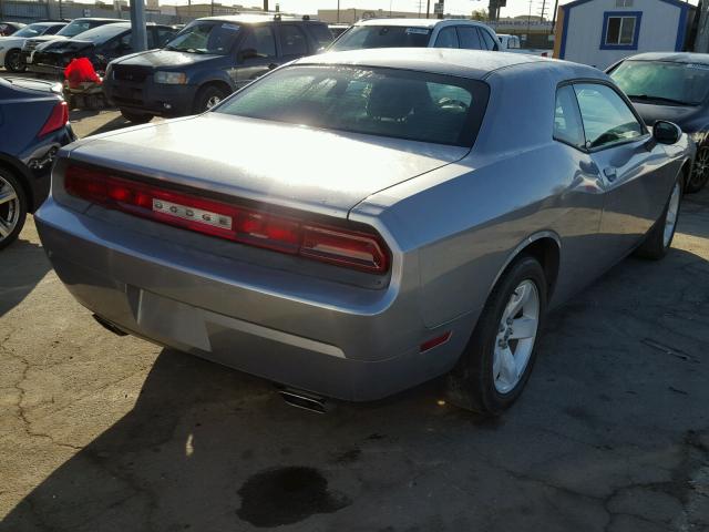 2C3CDYAG7EH208685 - 2014 DODGE CHALLENGER GRAY photo 4