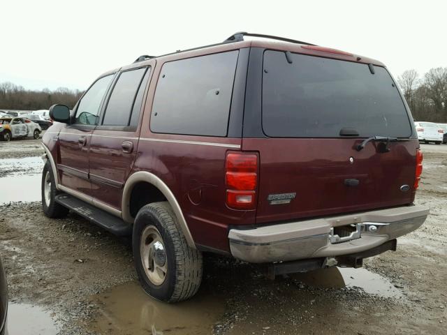 1FMPU18L4WLA98797 - 1998 FORD EXPEDITION MAROON photo 3