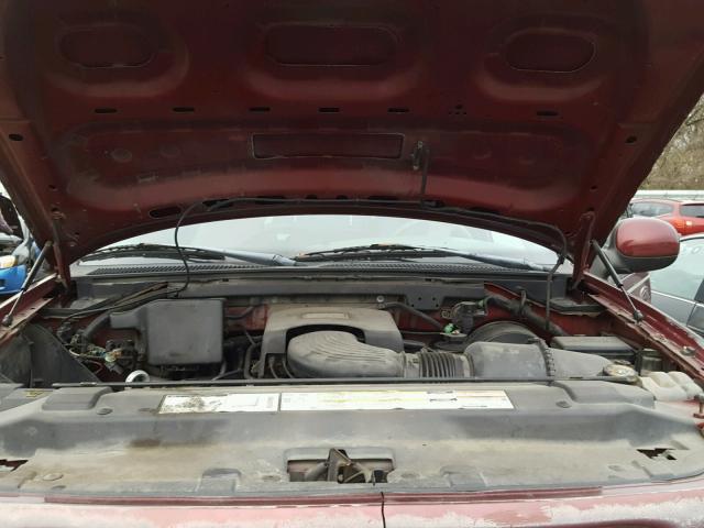 1FMPU18L4WLA98797 - 1998 FORD EXPEDITION MAROON photo 7