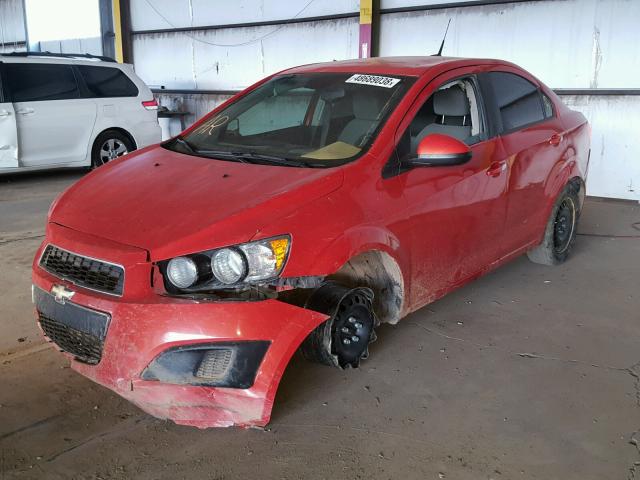 1G1JB5SH1D4202304 - 2013 CHEVROLET SONIC LS 橙色 照片 2