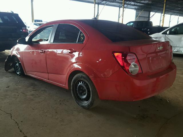 1G1JB5SH1D4202304 - 2013 CHEVROLET SONIC LS 橙色 照片 3