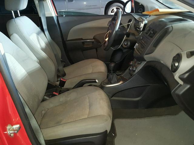 1G1JB5SH1D4202304 - 2013 CHEVROLET SONIC LS 橙色 照片 5