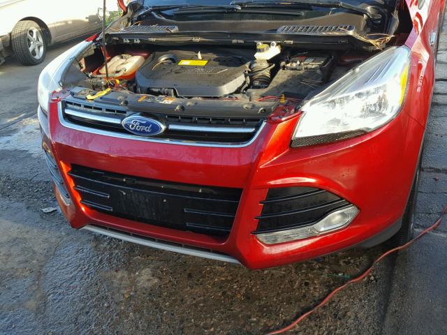 1FMCU9HX4DUD35702 - 2013 FORD ESCAPE SEL RED photo 7