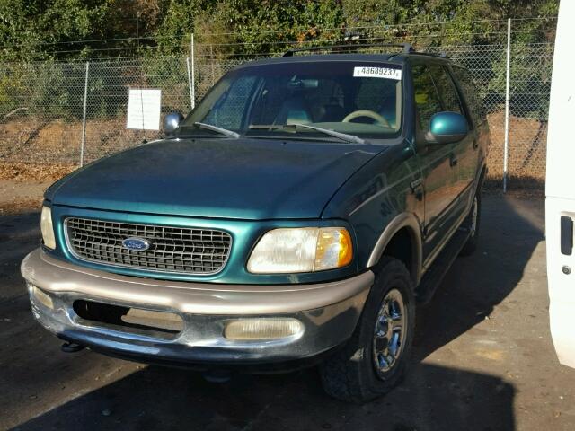 1FMPU18L3WLA68156 - 1998 FORD EXPEDITION GREEN photo 2