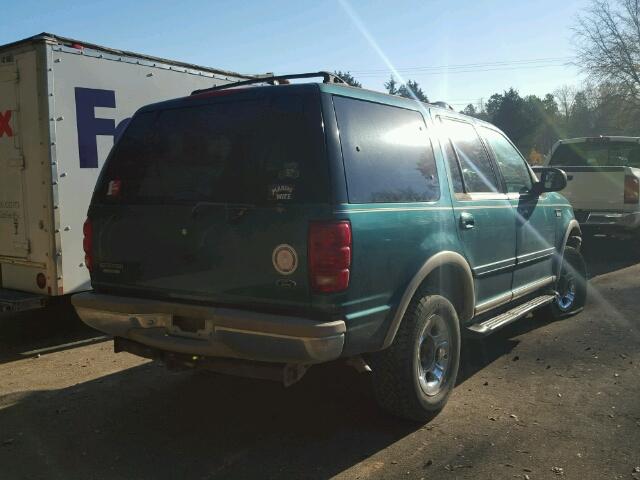 1FMPU18L3WLA68156 - 1998 FORD EXPEDITION GREEN photo 4
