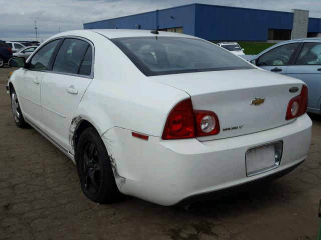 1G1ZC5EB2AF274765 - 2010 CHEVROLET MALIBU 1LT WHITE photo 3
