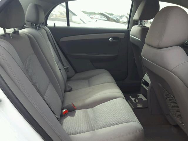 1G1ZC5EB2AF274765 - 2010 CHEVROLET MALIBU 1LT WHITE photo 6