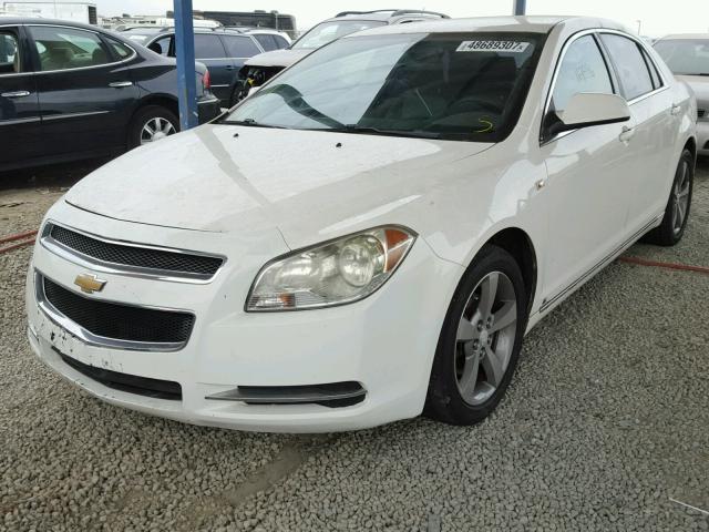 1G1ZJ57B78F196349 - 2008 CHEVROLET MALIBU 2LT WHITE photo 2